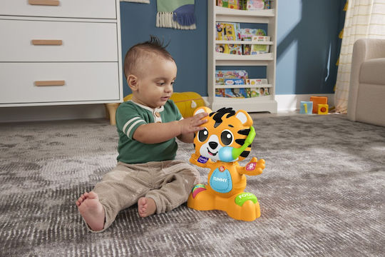 Fisher Price Baby Activity Toy Interactive Tiger with Music and Sounds for 9+ Months