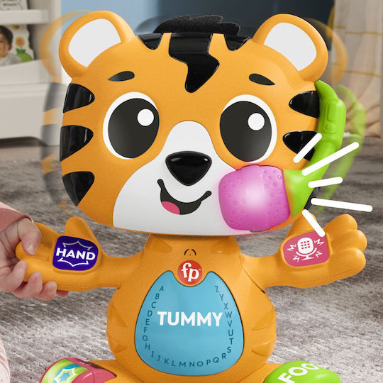 Fisher Price Baby Activity Toy Interactive Tiger with Music and Sounds for 9+ Months