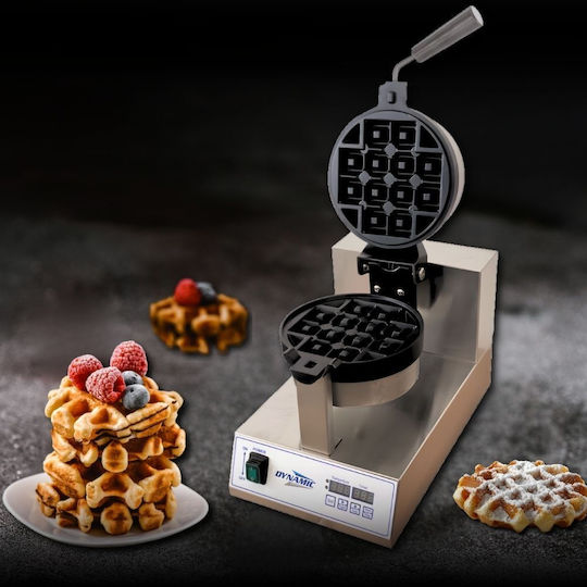 Dynamic Commercial Waffle Maker Single for Small Waffles in Waffle Shape 300.0699