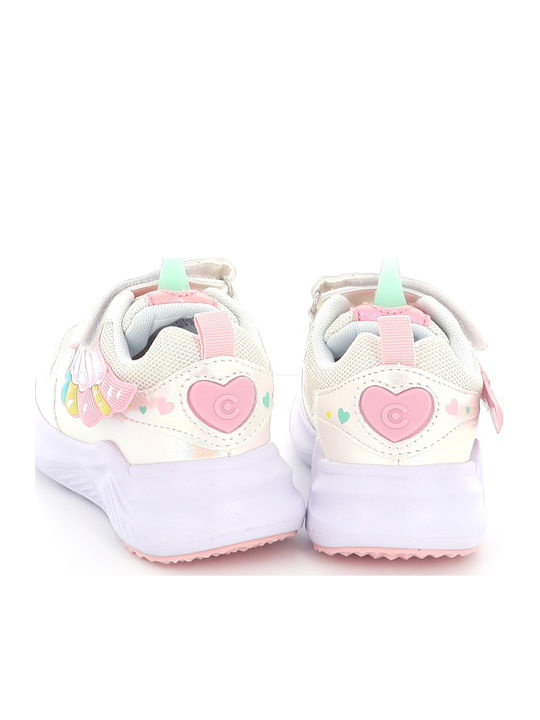 Παιδικά Sneakers με Φωτάκια Λευκά