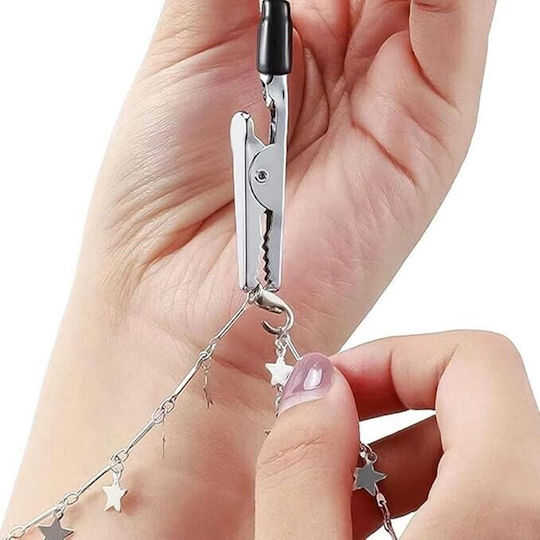 Mini Clește Fixare Bijuterii Alista Home Metal Brățară Ajutor Încuietori Fermuare Reglare Clește Gură 15,5 Cm Aur Roz