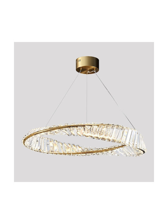 Home Lighting Ovela Ceiling Mount Light 60cm Gold with Integrated LED and Remote Control