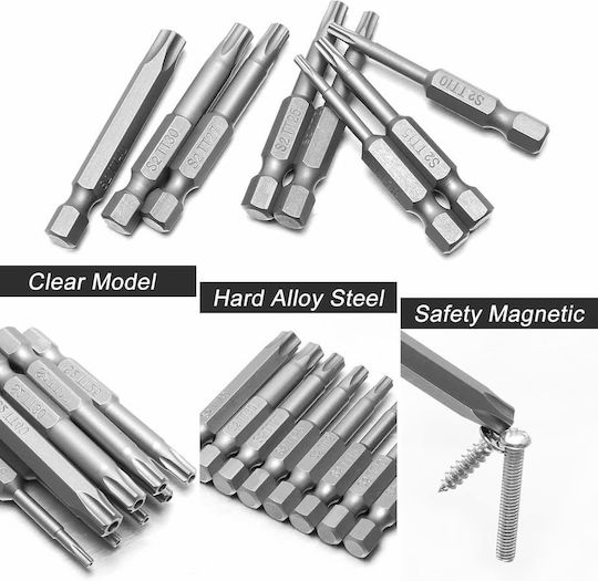 Torx 5-Punkt Schraubendreher-Bits Torx 5 Punkte 8 Stück
