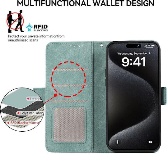 Abeel Wallet Πράσινο (Motorola Moto G67 5g / G77 5g)