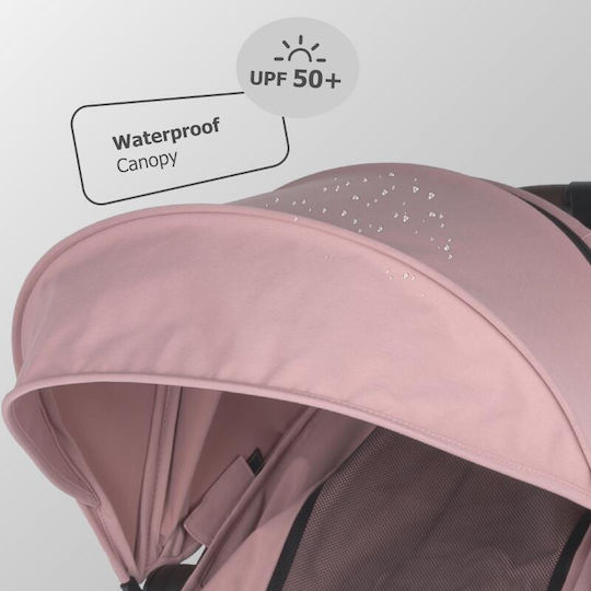 Coccolle Melia Baby Stroller Suitable for Newborn Blush Rose 6.7kg