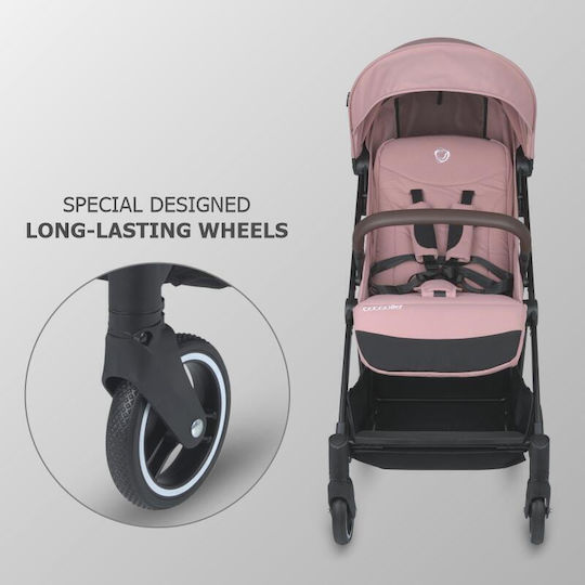 Coccolle Melia Baby Stroller Suitable for Newborn Blush Rose 6.7kg
