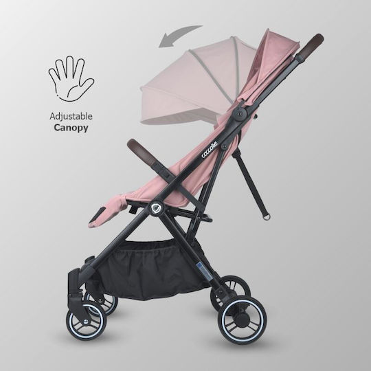 Coccolle Melia Baby Stroller Suitable for Newborn Blush Rose 6.7kg