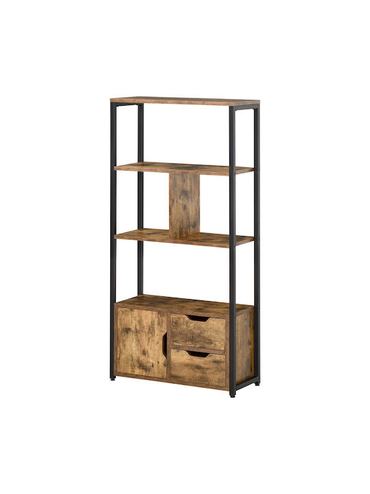 Βιβλιοθήκη Καφέ 58x24x122εκ.