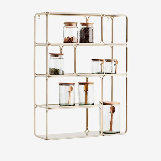 Shelf Wall 60x20x80cm Off White Shelf Wall 60x20x80cm Off White