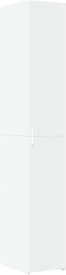 White Bookcase 30x42.5x185 cm White Bookcase 30x42.5x185 cm