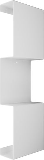 Verdi Wall Mounted Bathroom Shelf Metallic 10.3x10.3x77cm Grey Verdi Wall Mounted Bathroom Shelf Metallic 10.3x10.3x77cm Grey