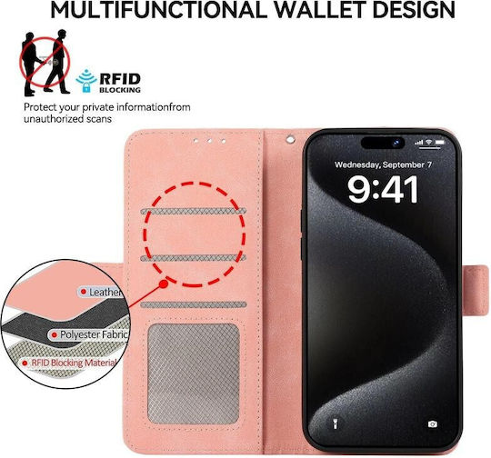 Abeel Wallet Pink (Motorola Moto G67 5g / G77 5g)