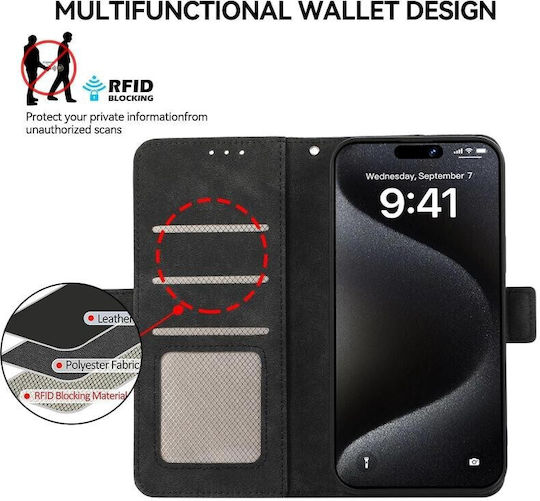Abeel Wallet Μαύρο (Motorola Moto G67 5g / G77 5g)