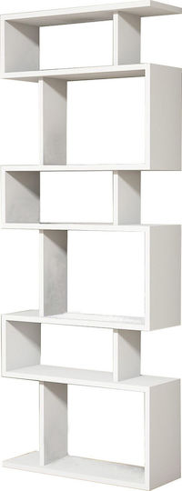 Bibliotecă Blok 60x20x156cm Alb