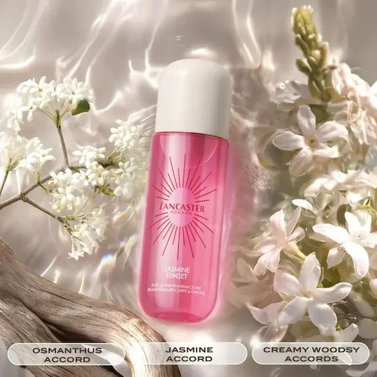 Perfumed Mist Face Body Hair Jasmine Sunset Lancaster Eau De Lancaster Hair & Body Mist 236 Ml