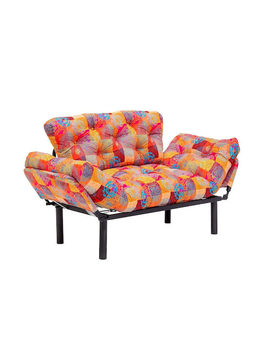 Nitta Doppelsitzer Sofa Bett Mehrfarbig 155x73x85cm