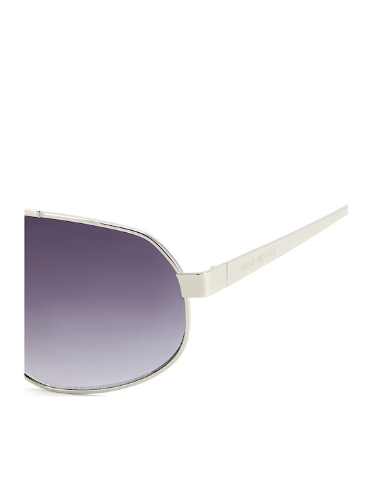 Prive Revaux Men's Sunglasses with Silver Metallic Frame and Silver Mirror Lens PR3012/G/S 79D/9O