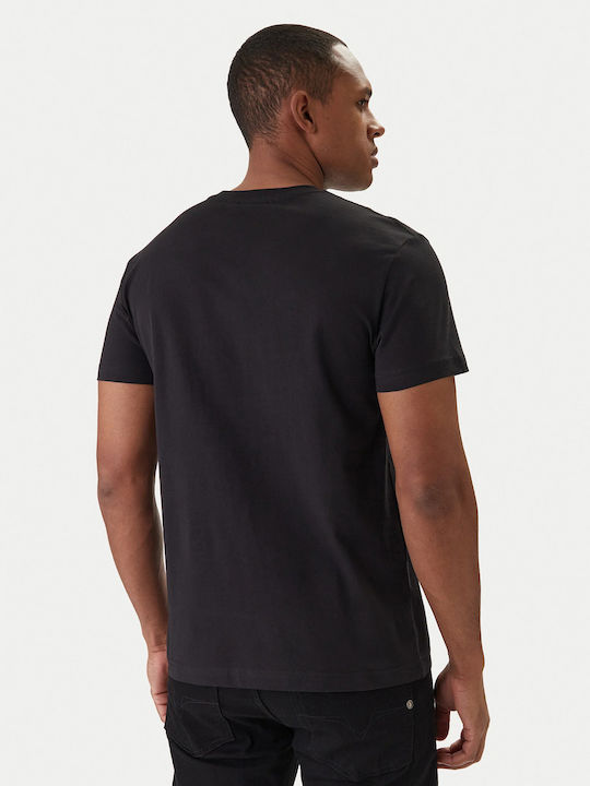 Short Sleeve Black Blouse