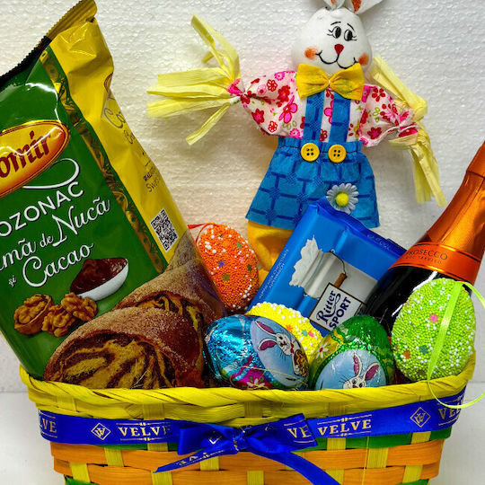Easter Gift Box Spring Celebration Mionetto Prosecco Bunny Decoration Boromir Cozonac Ritter Chocolate