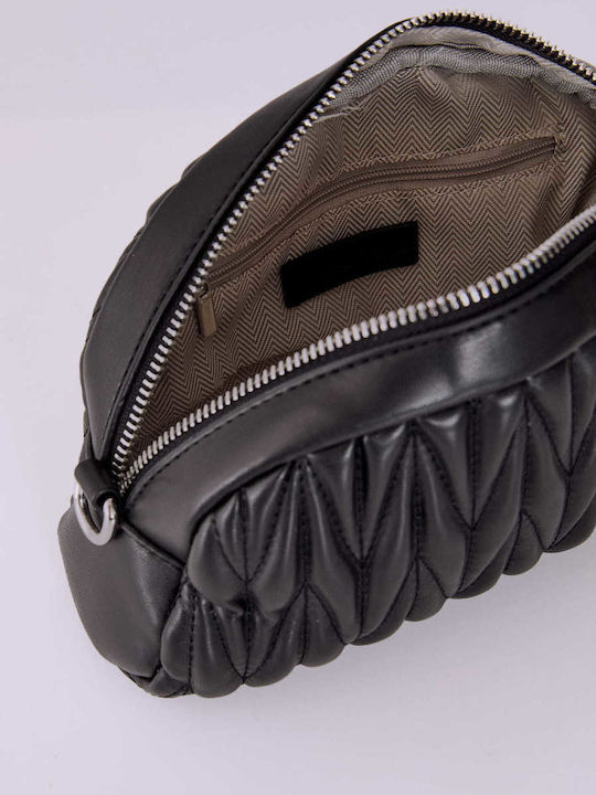 Celestino Дамско Чантичка Clutch С Релефни Мотиви Черен