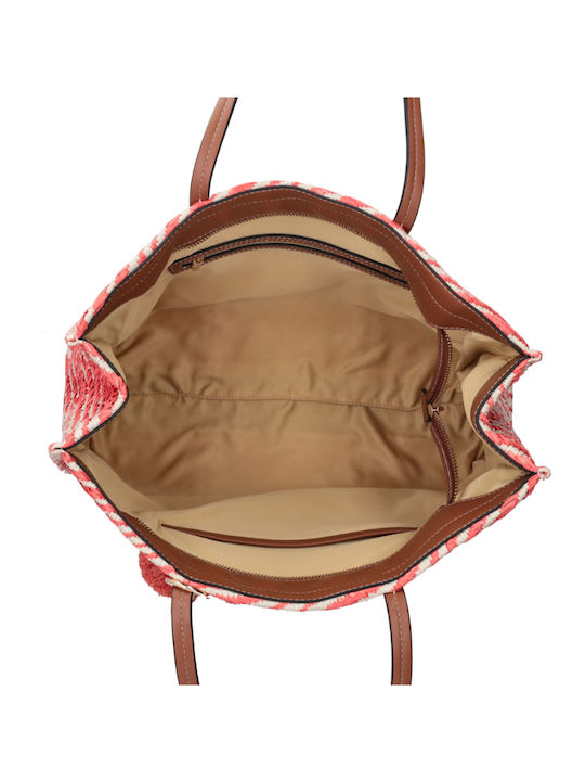 Fabric Women's Shopper Bag Orange PS2628B70 C55