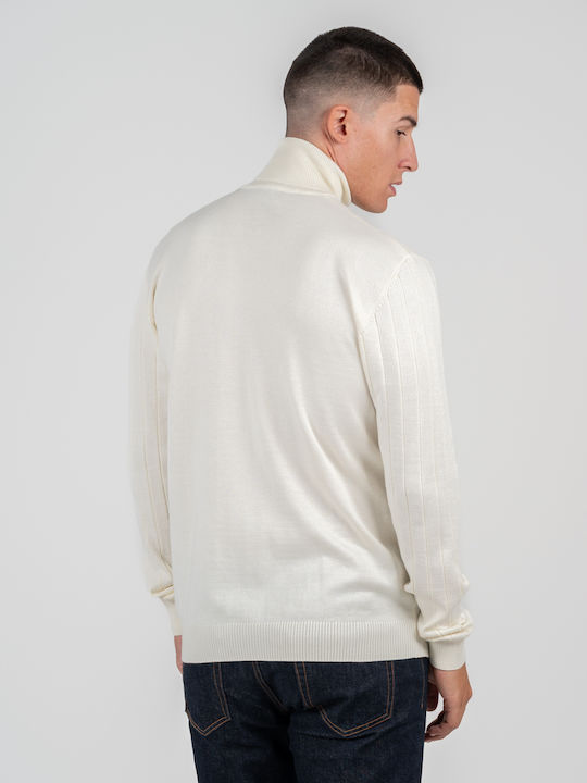 Langarm Bluse Ekru