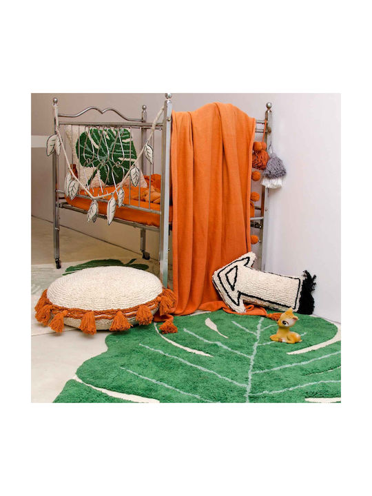 Lorena Canals Monstera Παιδικό Χαλί Πράσινο 120x180cm