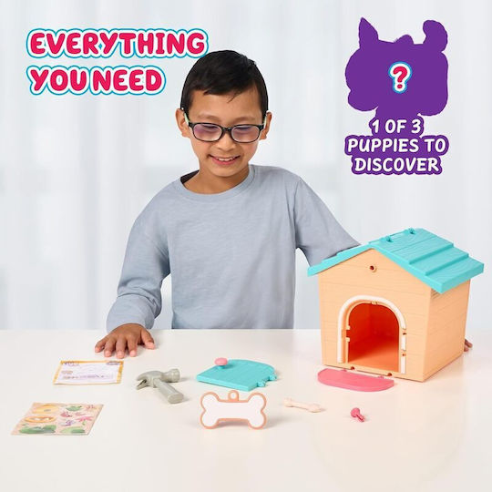 Giochi Preziosi Little Live Pets Light Blue Little House with Surprise Puppy for 5+ Years (Miscellaneous Designs)