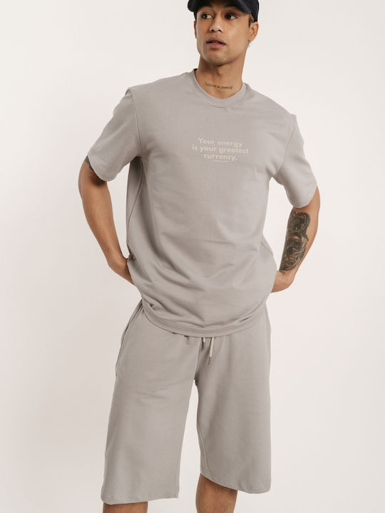 T-shirt Gray Melange MP-N-TOP-S26-016-GRAY MELANGE