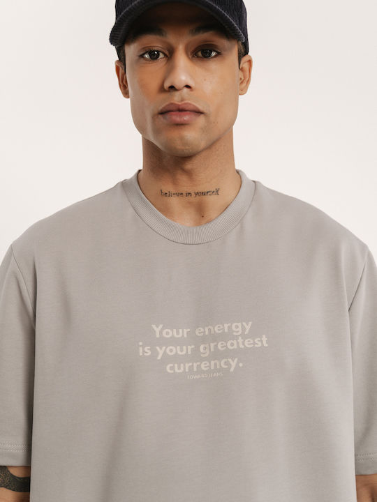 T-shirt Gray Melange MP-N-TOP-S26-016-GRAY MELANGE