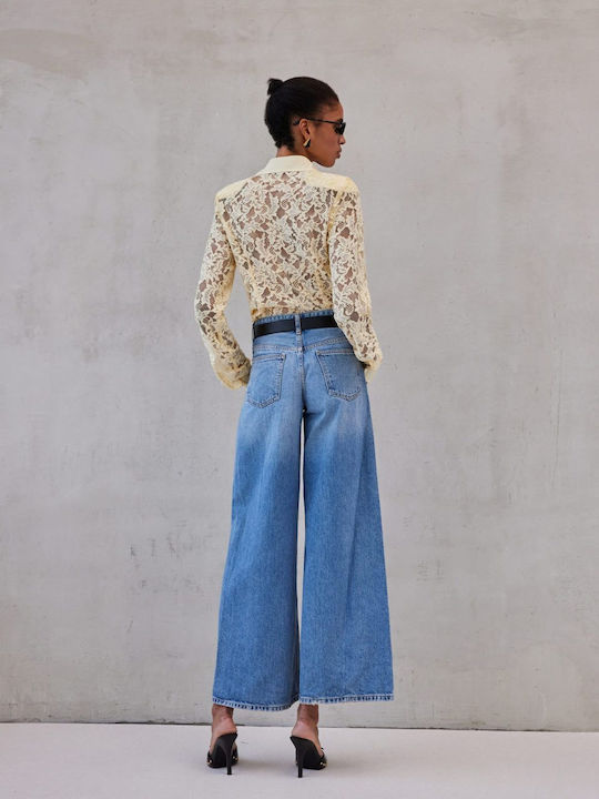 Women's Polo Blouse Butteryellow
