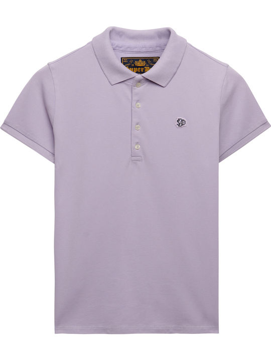 Heritage Women's Polo Short Sleeve Blouse Parma Violet Purple