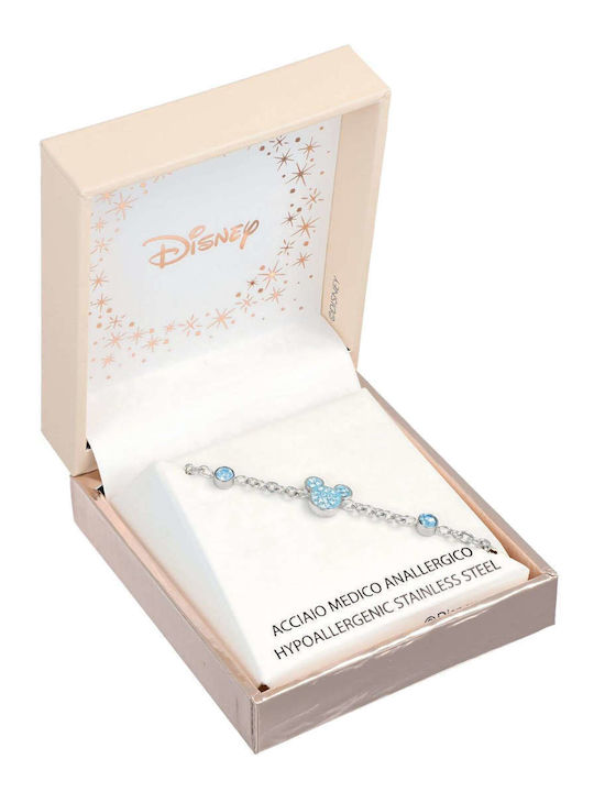 Disney Women's Bracelet Made of Stainless Steel with Zircon