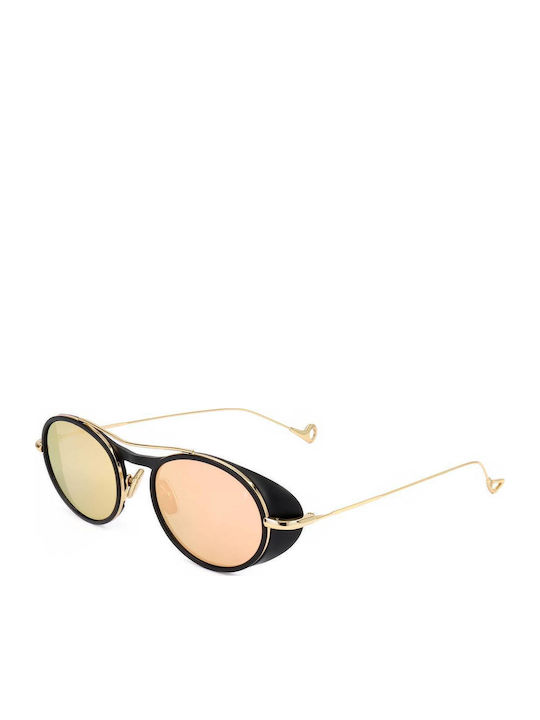 Eyepetizer Unisex Γυαλιά Ηλίου με Μαύρο Σκελετό και Ροζ Φακό