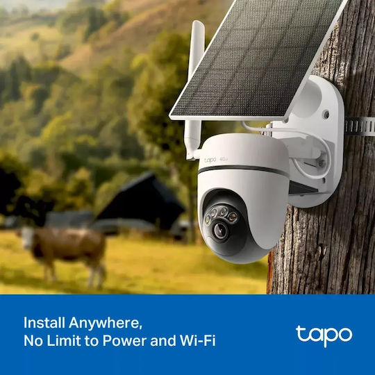 TP-LINK Tapo C615G KIT v1 IP Surveillance Camera 4G Full HD+ 3MP Waterproof Battery Powered with Two-Way Communication and 4mm Lens
