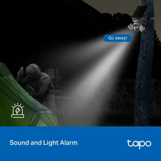 TP-LINK Tapo C615G KIT v1 IP Surveillance Camera 4G Full HD+ 3MP Waterproof Battery Powered with Two-Way Communication and 4mm Lens