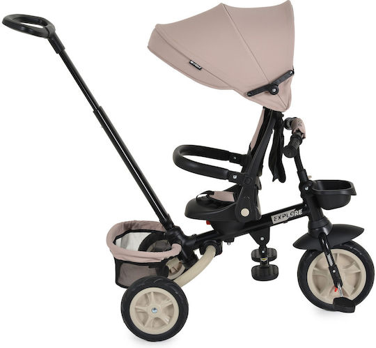Byox Explore Foldable with Parental Handle for 12 Months Beige
