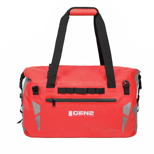 Gen2 Saddle Dry Bag Σάκος Ουράς Μοτοσυκλέτας Αδιάβροχος 40lt Κόκκινο