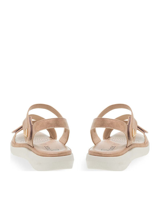 Women's Flat Sandals Rose Gold