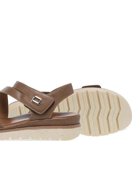 Sandale Casual Damă Anatomici Din Piele Maro