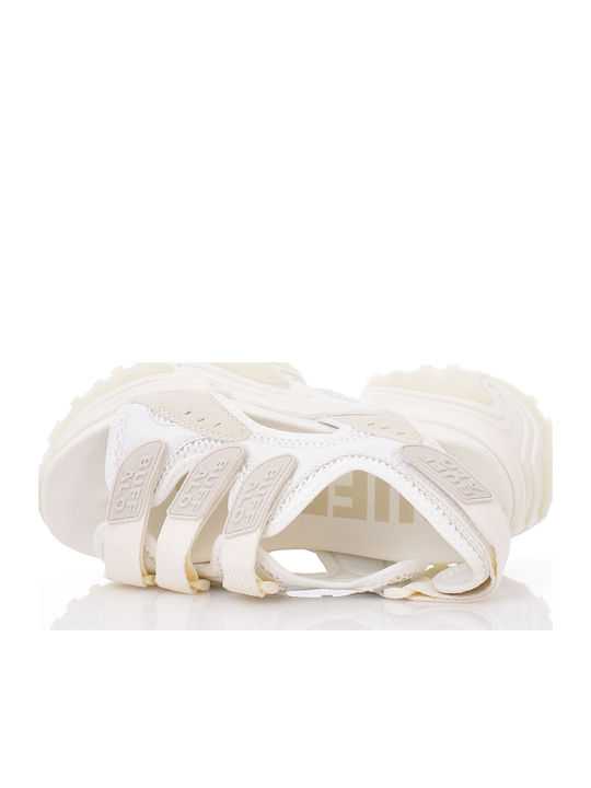 Track Women's Anatomic Flatform Sandals White