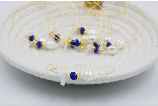 Kymi Christening Charm Blue Bracelet 50 Pieces