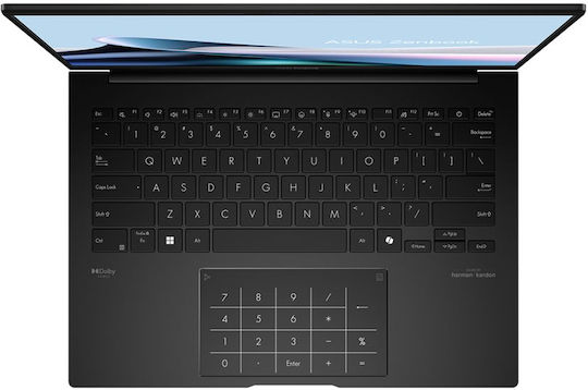 Asus Zenbook 14 UM3406GA-OLED-QD008W 14" OLED FHD+ (Ryzen AI 400 Series-445/32GB/1.0TB SSD/Windows 11 Home) with 65W Charger Jade Black (Greek Keyboard)