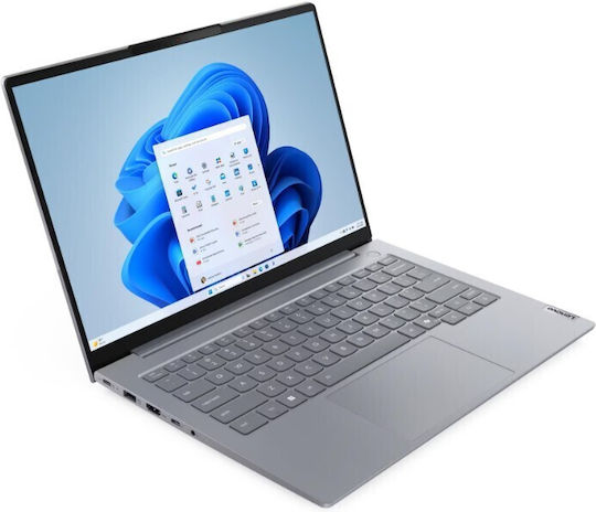 Lenovo ThinkBook 14 G9 IRL 14" IPS FHD+ (Core 5-210H/16GB/512GB SSD/Без операционна система) Арктик Грей (Английска клавиатура UK)