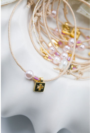 Kymi Taufe Anhänger Armbänder Rosa 50 Stück