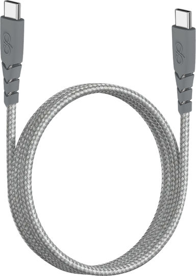 Force Power Ultra-verstärktes Usb C Usb C Kabel 1,2m 3a Graues Grau