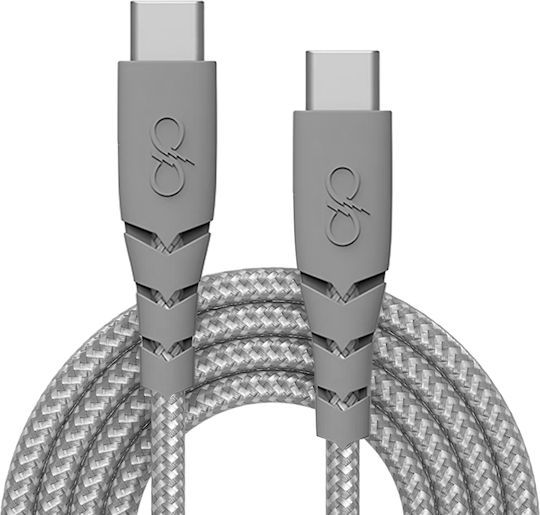 Force Power Ultra-verstärktes Usb C Usb C Kabel 1,2m 3a Graues Grau