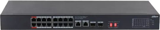 Dahua S3220-16GT-240 Управление на L2 PoE Switch с 20 Портове Гигабитови (1Gbps) Ethernet и 20 SFP Портове