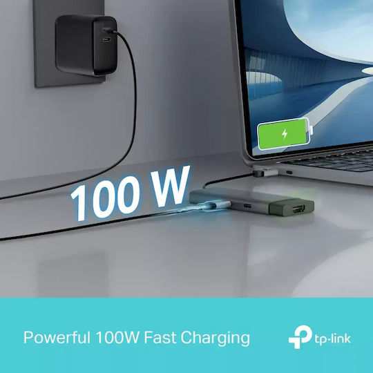 TP-LINK UH5020C USB-C Docking Station mit HDMI 4K PD Gray