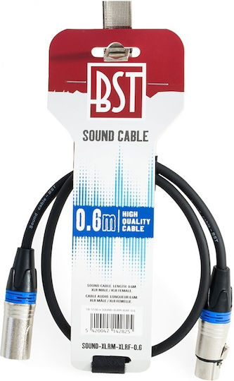 Cablu Audio Profesional XLR Masculin XLR Feminin 0.6m 18-5590 BST